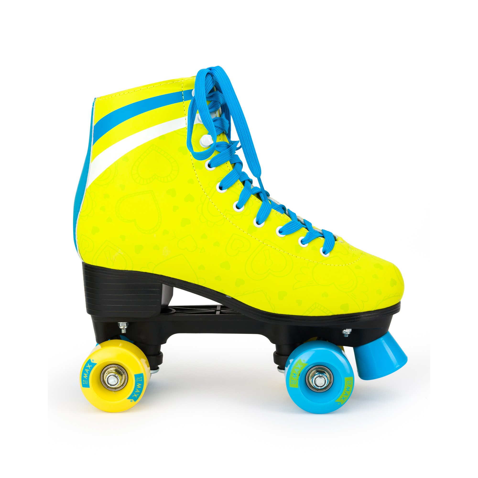 Роликовые коньки SXRide Roller skate YXSKT04LEM40 цвет лимонный размер 40 - фото 2