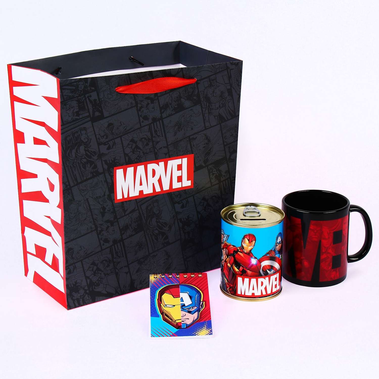 Подарочный набор Marvel для мальчика 4 предмета Мстители - фото 1