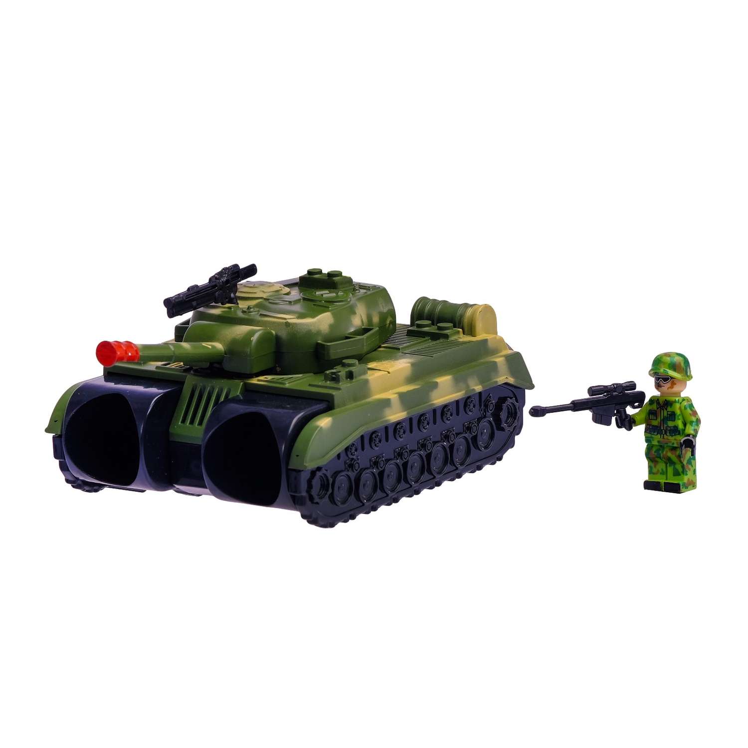 Бинокль Sima-Land Танк с ремешком и солдатиками - фото 6