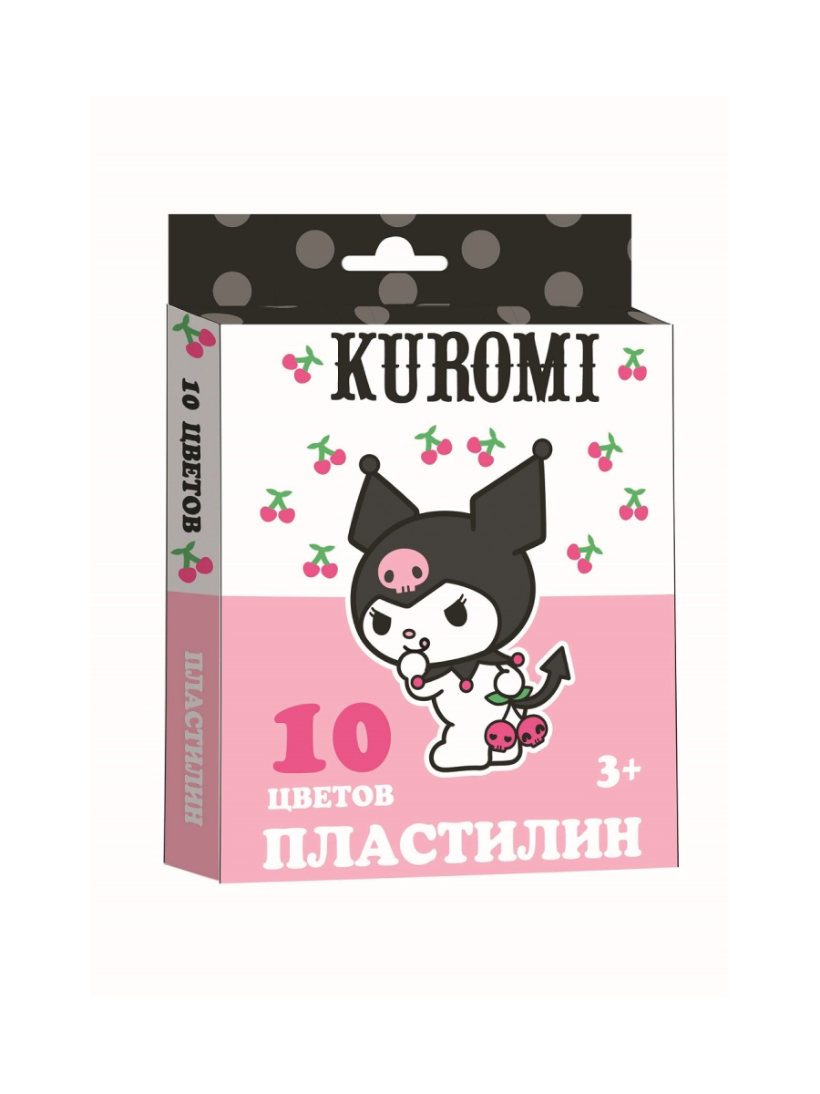 Пластилин CENTRUM Kuromi 10 цветов - фото 1