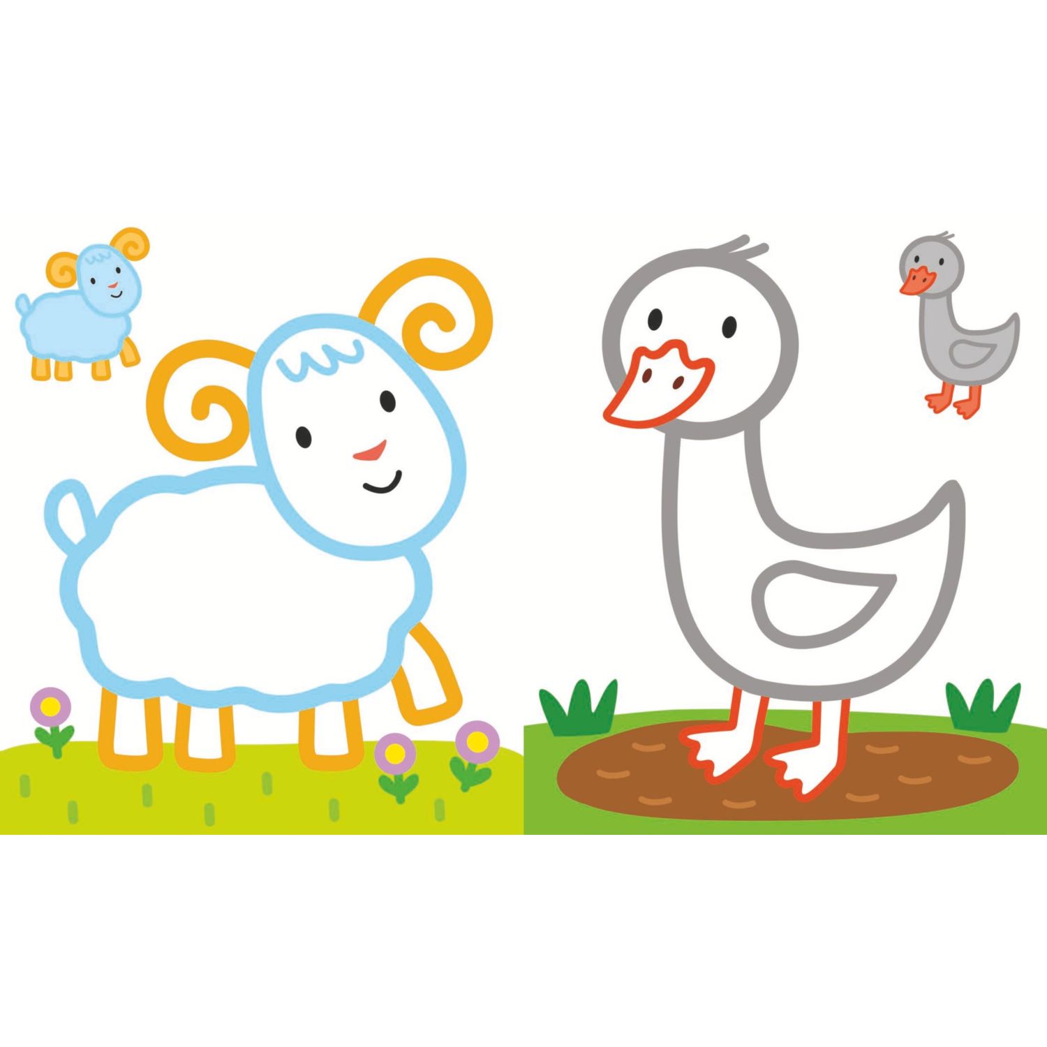 Раскраска Эксмо Домашние животные Для детей от 2 лет - фото 3