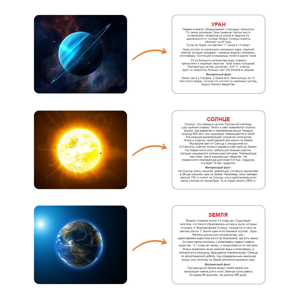 Развивающие обучающие карточки Крокуспак Космос 30 шт настольная игра для детей - фото 3