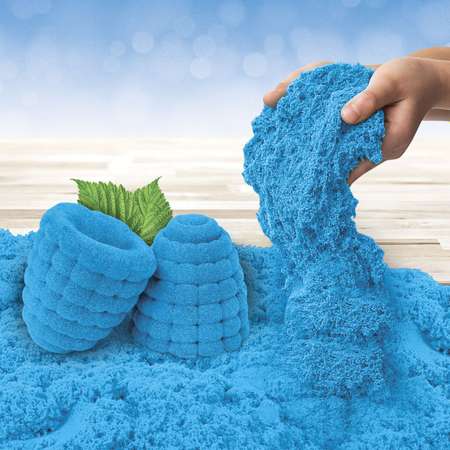 Песок для лепки Kinetic Sand Blue Rasperry ароматизированный 227г 6053900/20124654