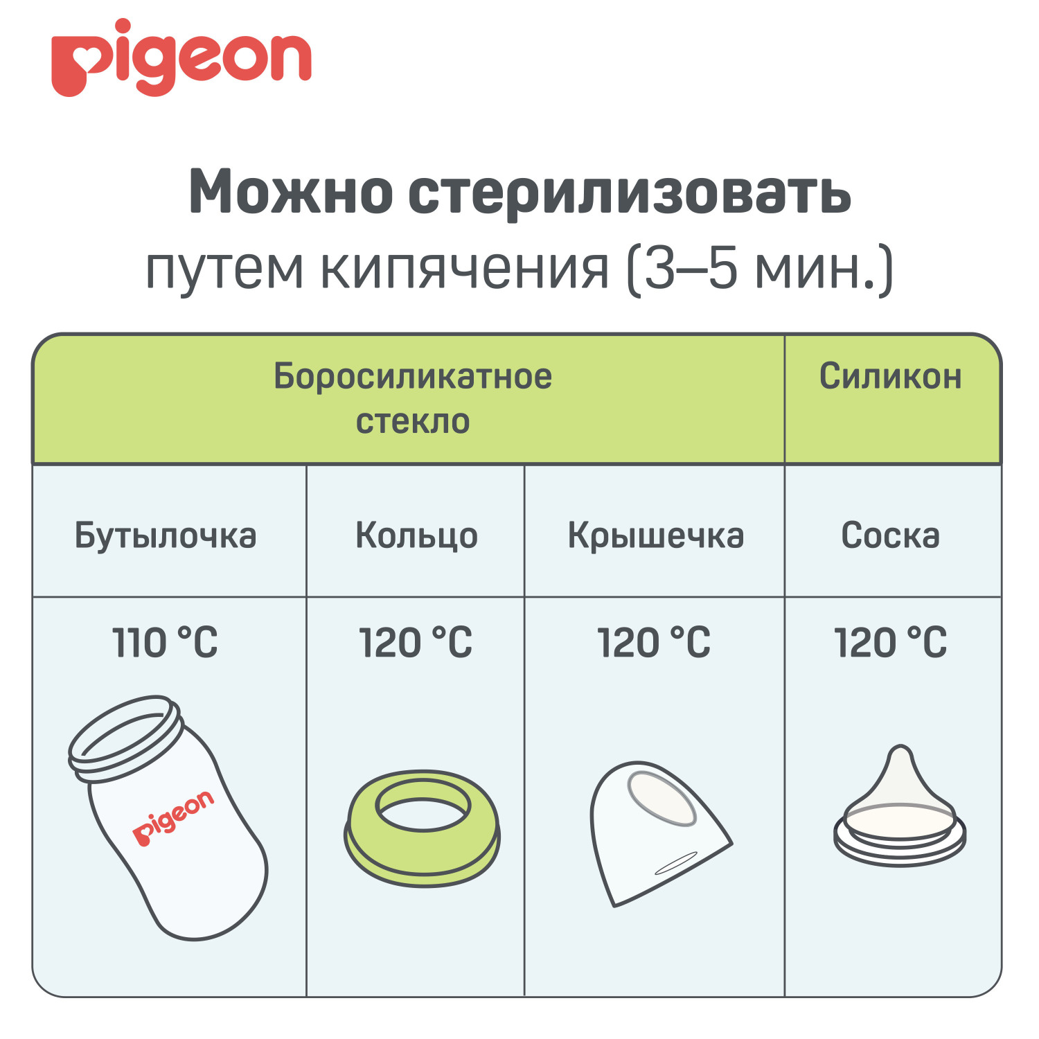 Бутылочка Pigeon 240мл с 3месяцев 78493 - фото 9