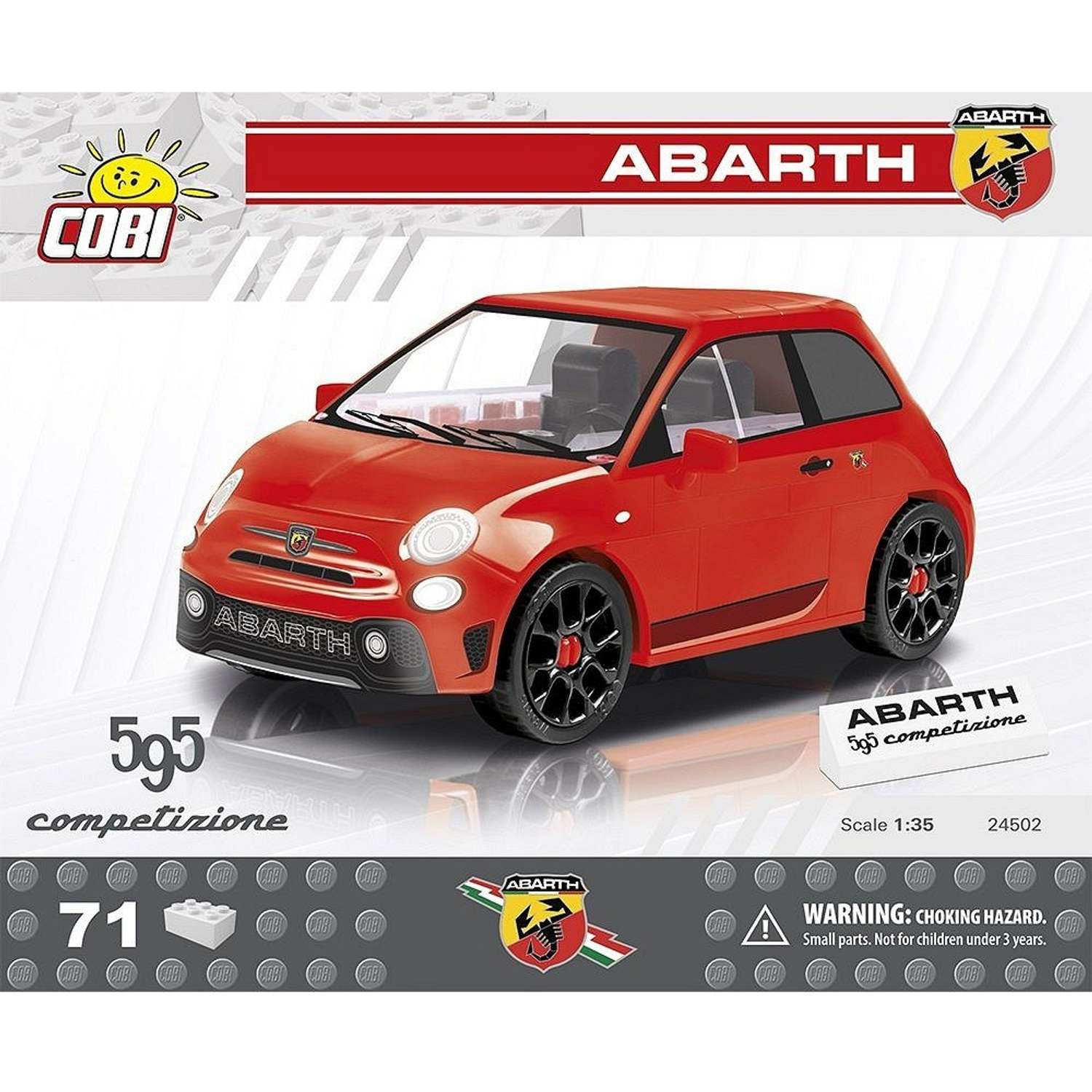 Конструктор COBI Автомобиль Abarth 595 Competizione - фото 6