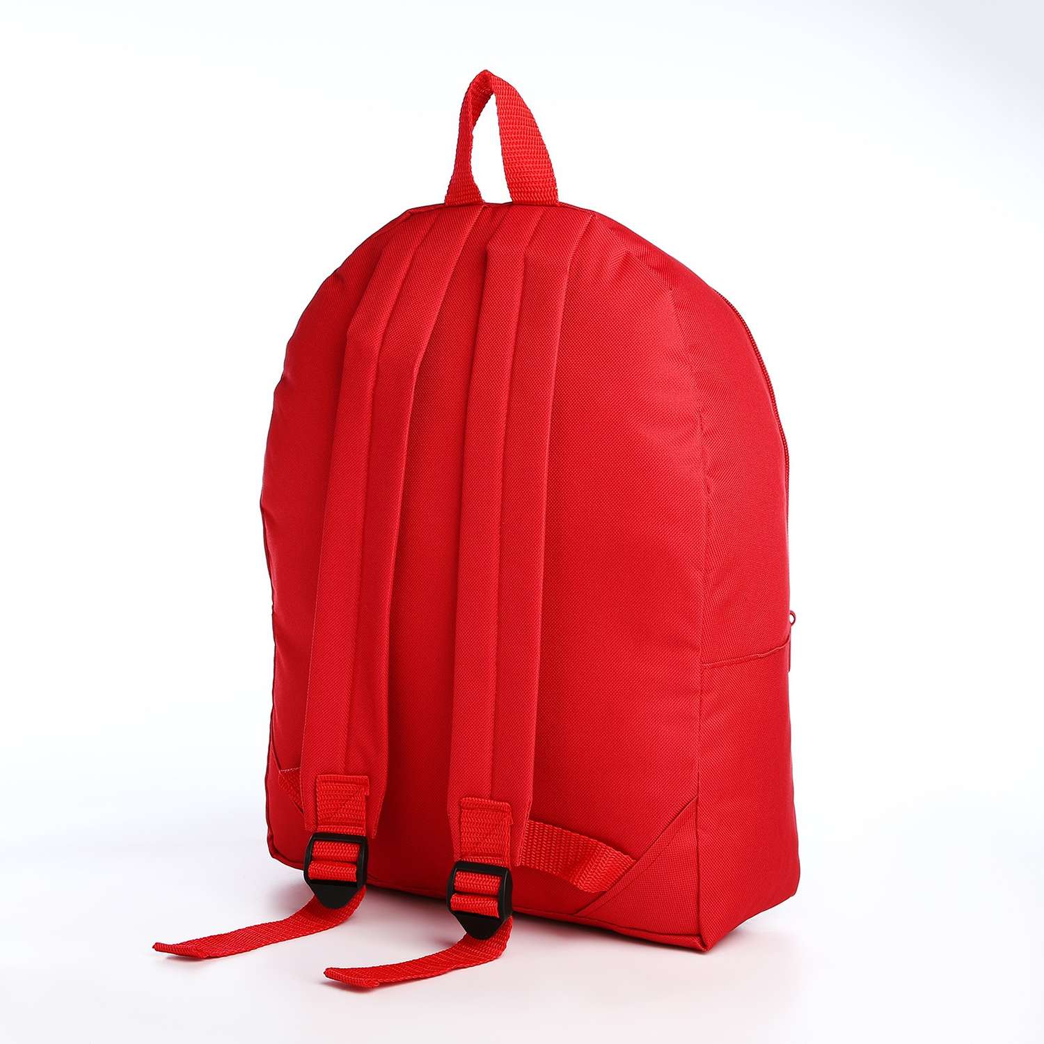 Рюкзак Sima-Land на молнии наружный карман цвет красный - фото 2