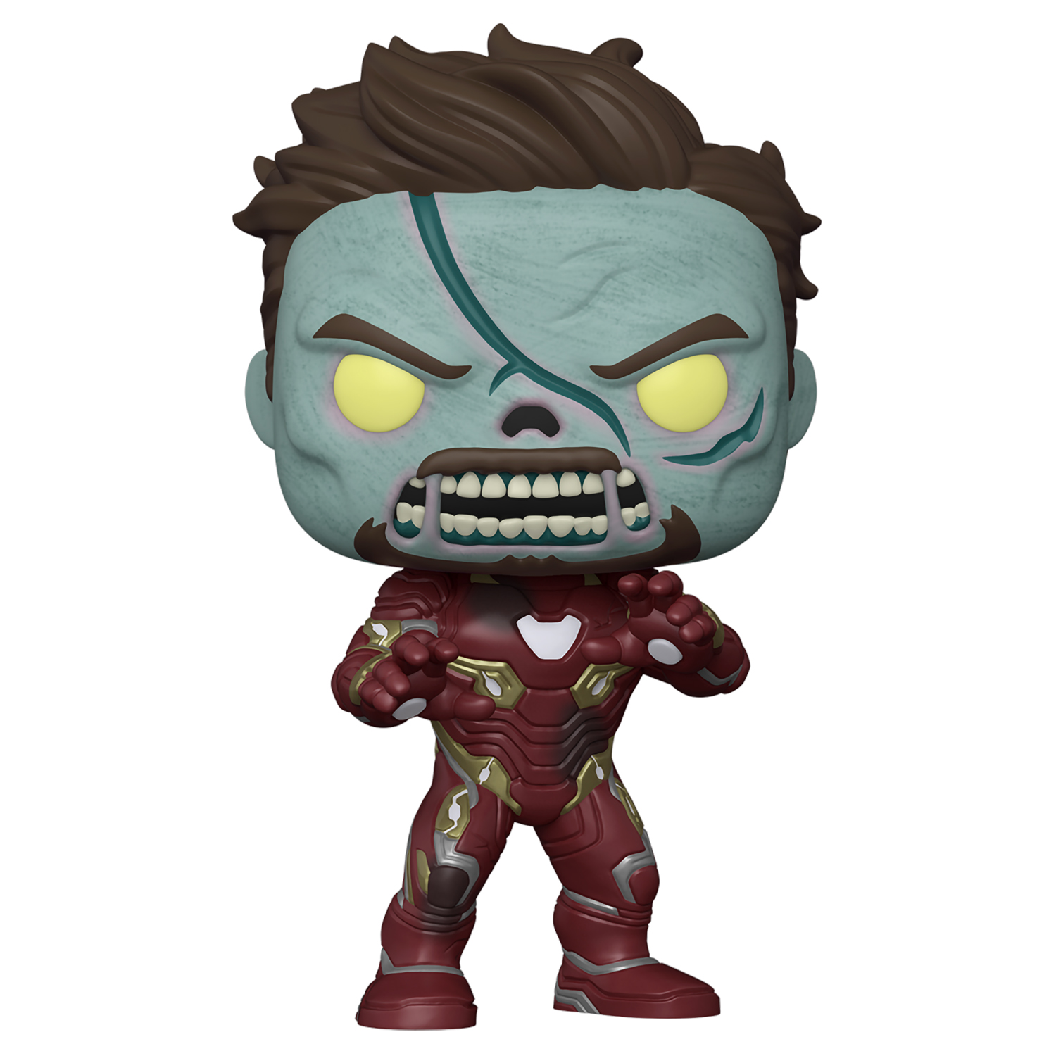 Фигурка Funko POP! Bobble Marvel What If Zombie Iron Man Exc 10 58206 - фото 1