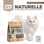 Наполнитель HOMECAT 5 л комкующийся, растительный