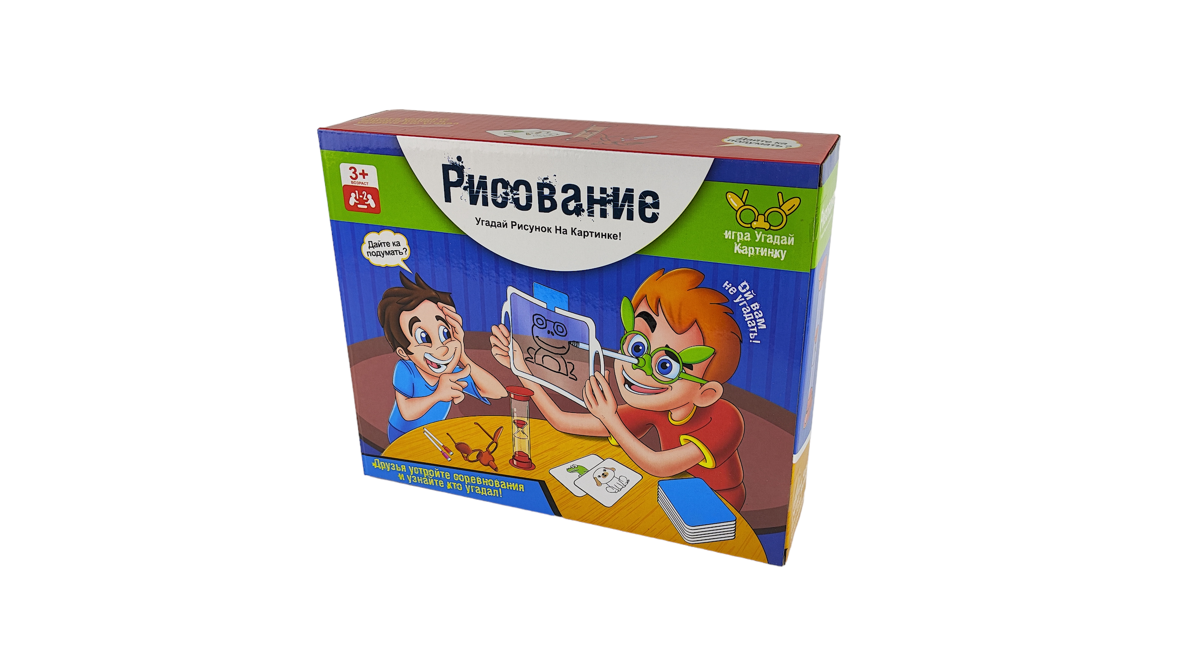 Настольная игра CJ Toys Нарисуй носом и угадай