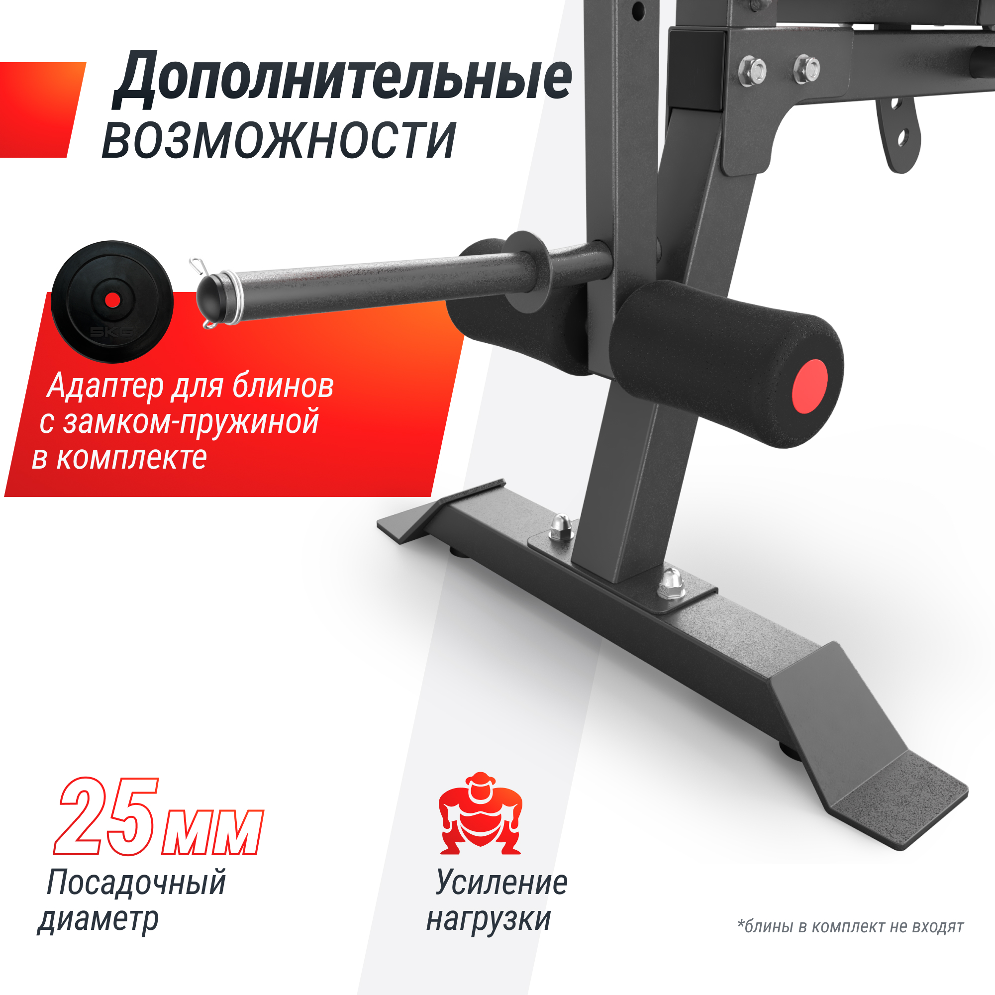 Скамья силовая универсальная UNIX Fit Bench 160 - фото 5