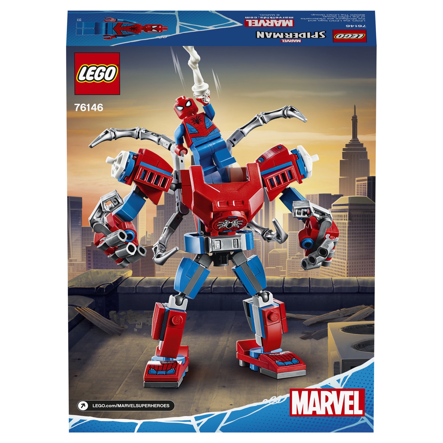 Конструктор LEGO Super Heroes Человек-паук 76146 купить по цене 9 ₽ в  интернет-магазине Детский мир