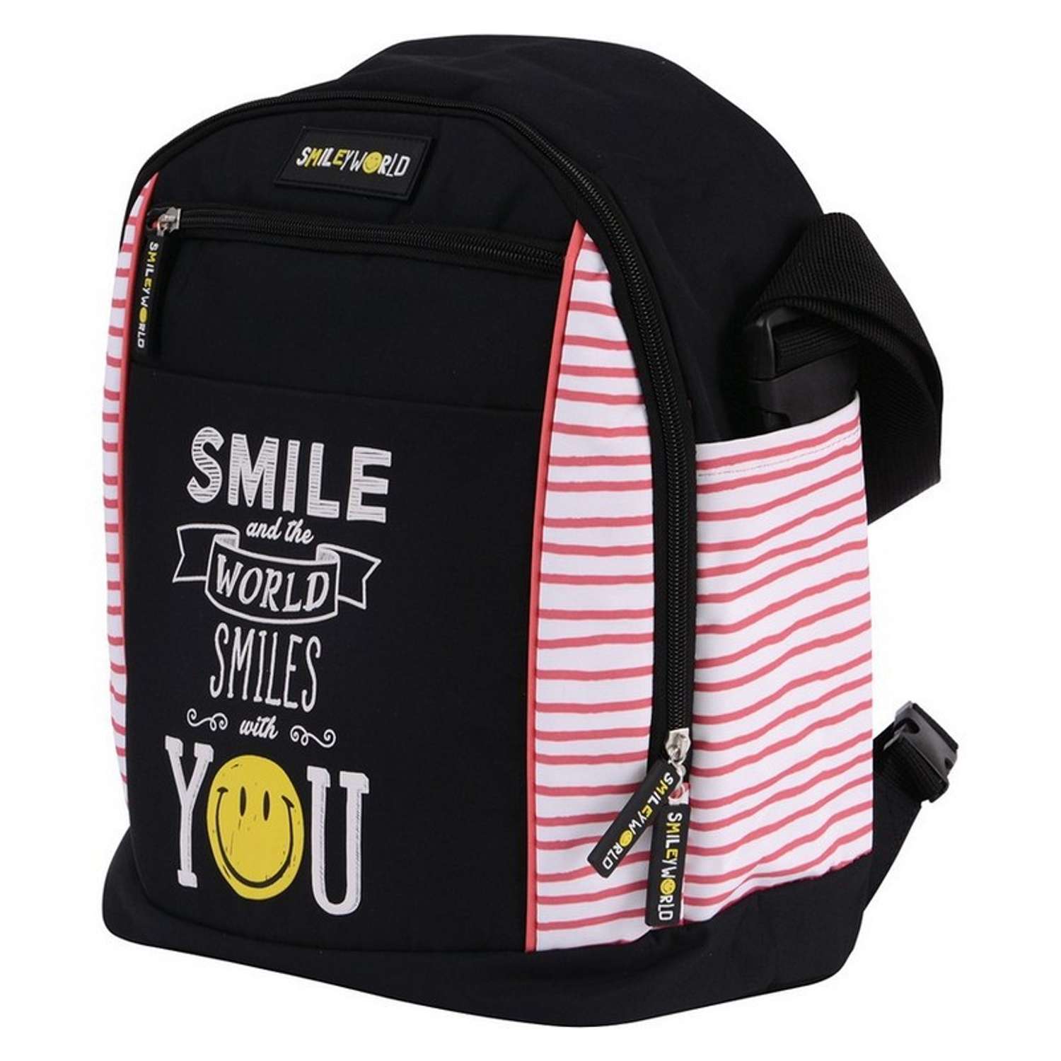Сумка-рюкзак Proff 2 в 1 Smile (черно-розовый) - фото 2