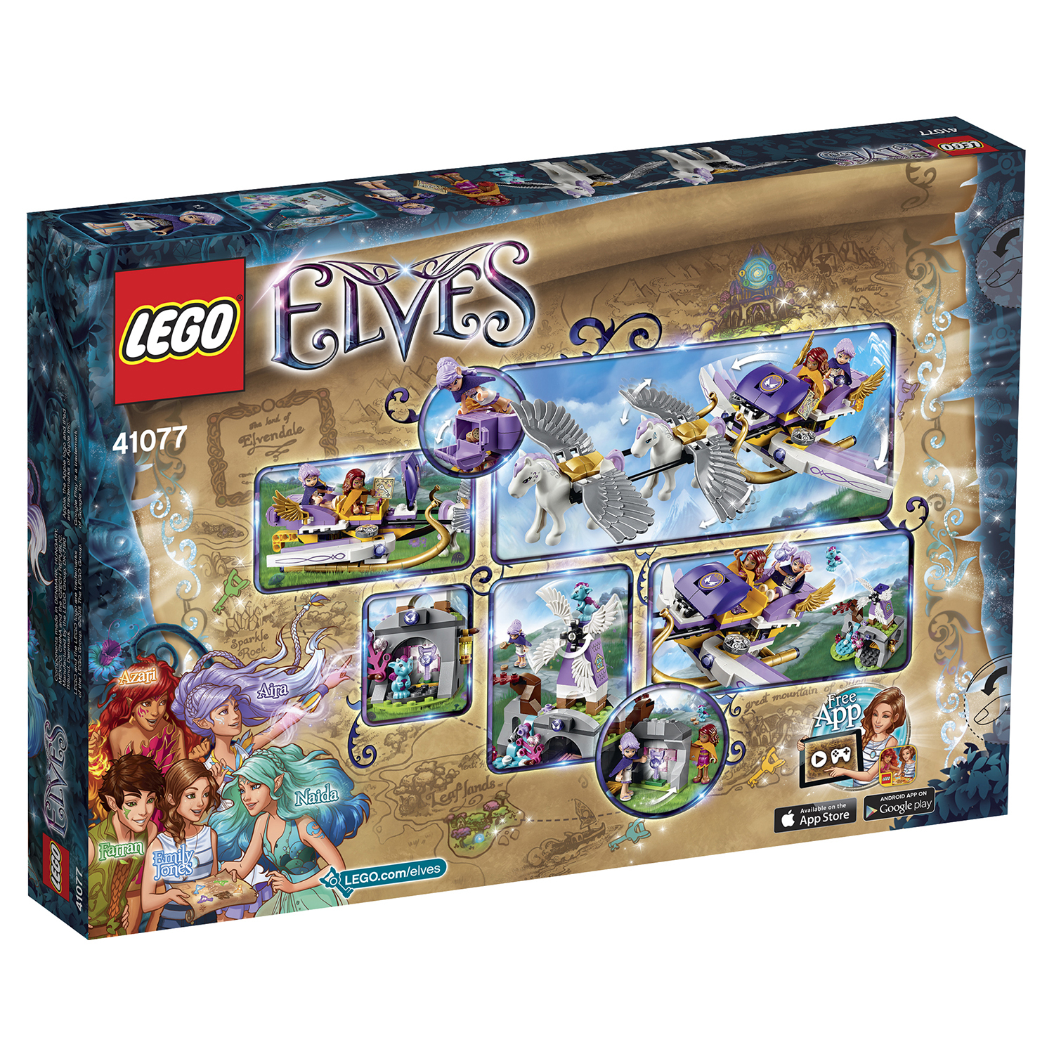 Конструктор LEGO Elves Летающие сани Эйры (41077) - фото 3