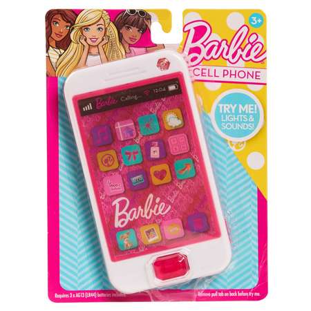 Набор Barbie Мобильный телефон со световыми и звуковыми эффектами