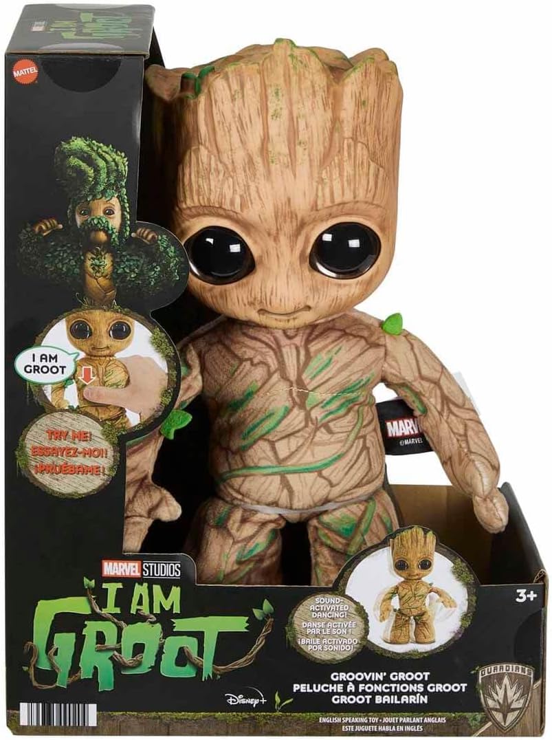 Игрушка Marvel I Am Groot Grooving Groot Feature Plush (E) HJM23 - фото 7