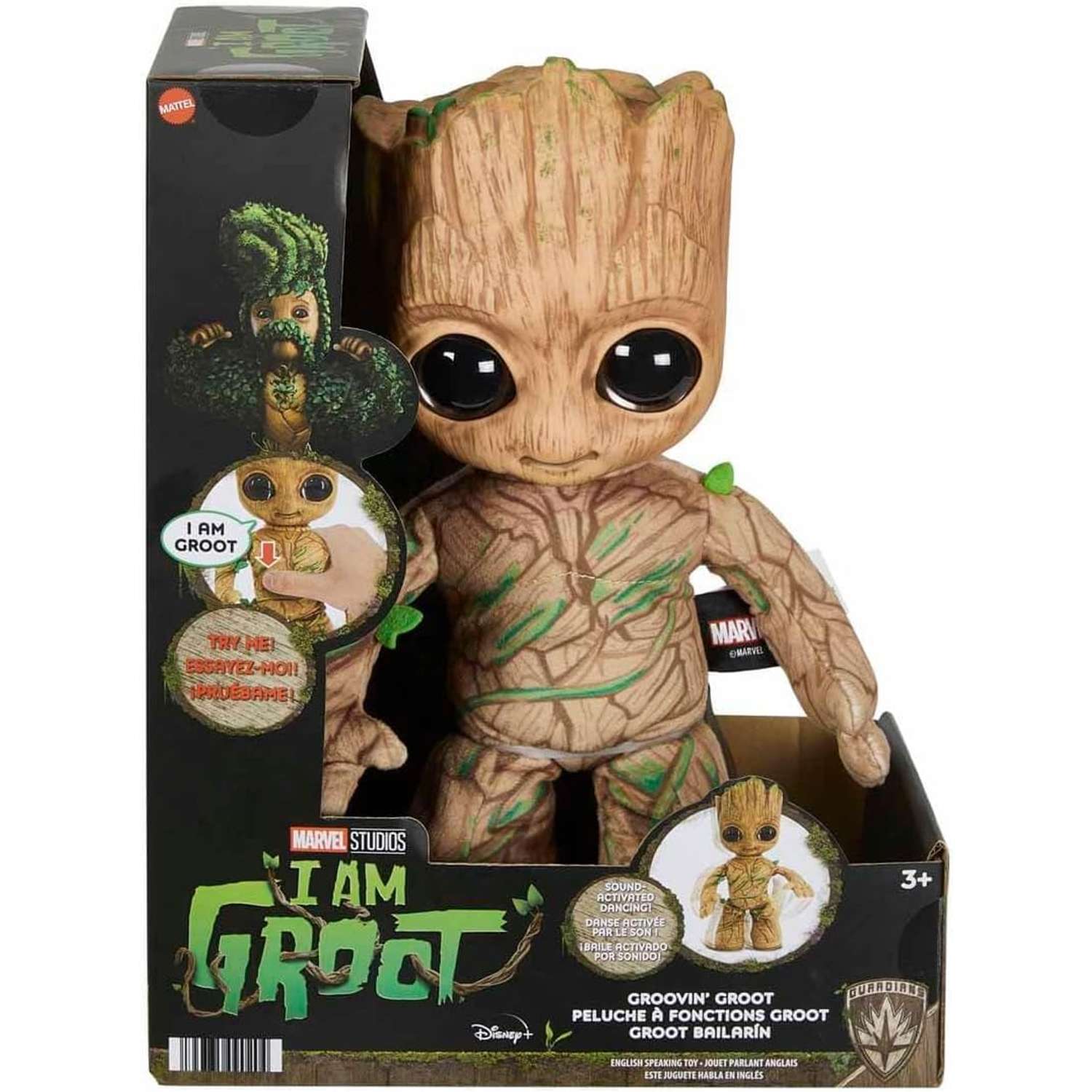 Игрушка Marvel I Am Groot Grooving Groot Feature Plush (E) HJM23 - фото 7