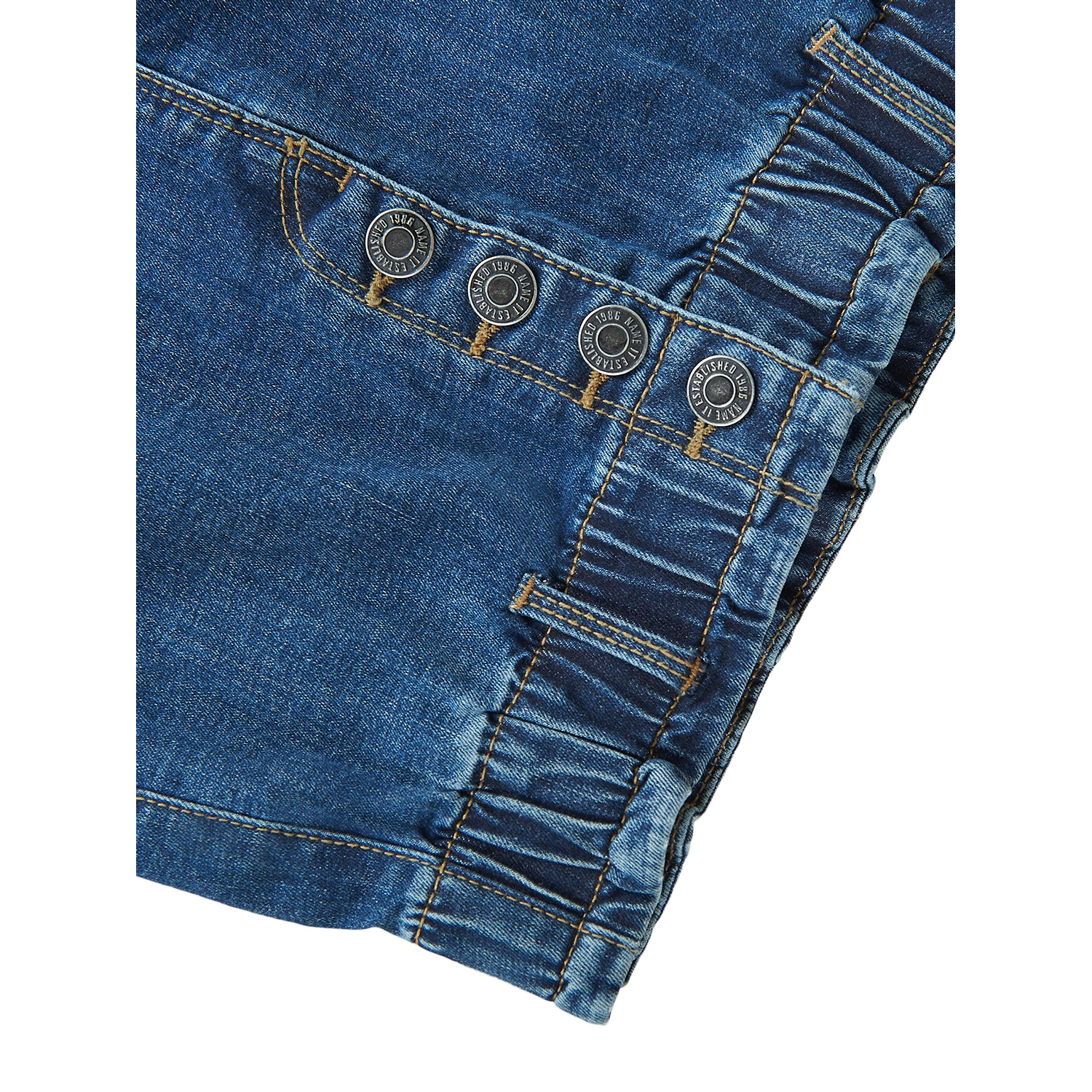 Юбка NAME IT 13190855/Medium Blue Denim - фото 3