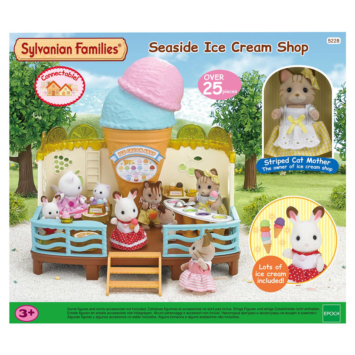 Набор Sylvanian Families Кафе-мороженое 5228 купить по цене 13390 ₸ в  интернет-магазине Детский мир