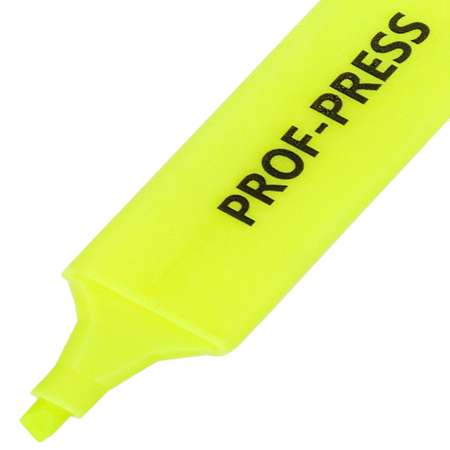 Набор текстовыделителей Prof-Press жёлтый 2-5 мм