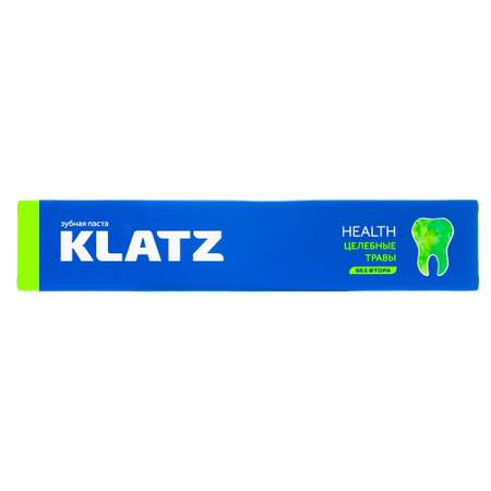 Зубная паста KLATZ HEALTH Целебные травы без фтора 75 мл