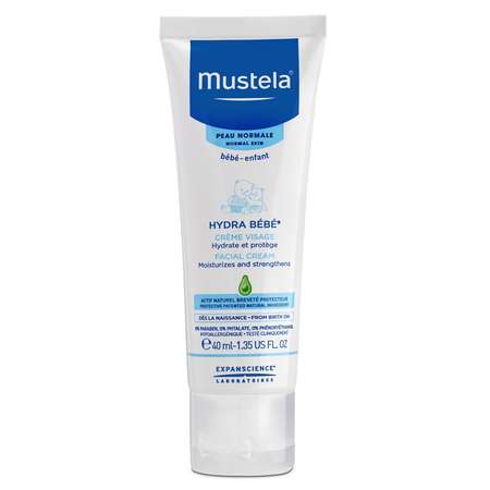 Крем для лица Mustela Bebe Hydra-Bebe увлажняющий 40 мл