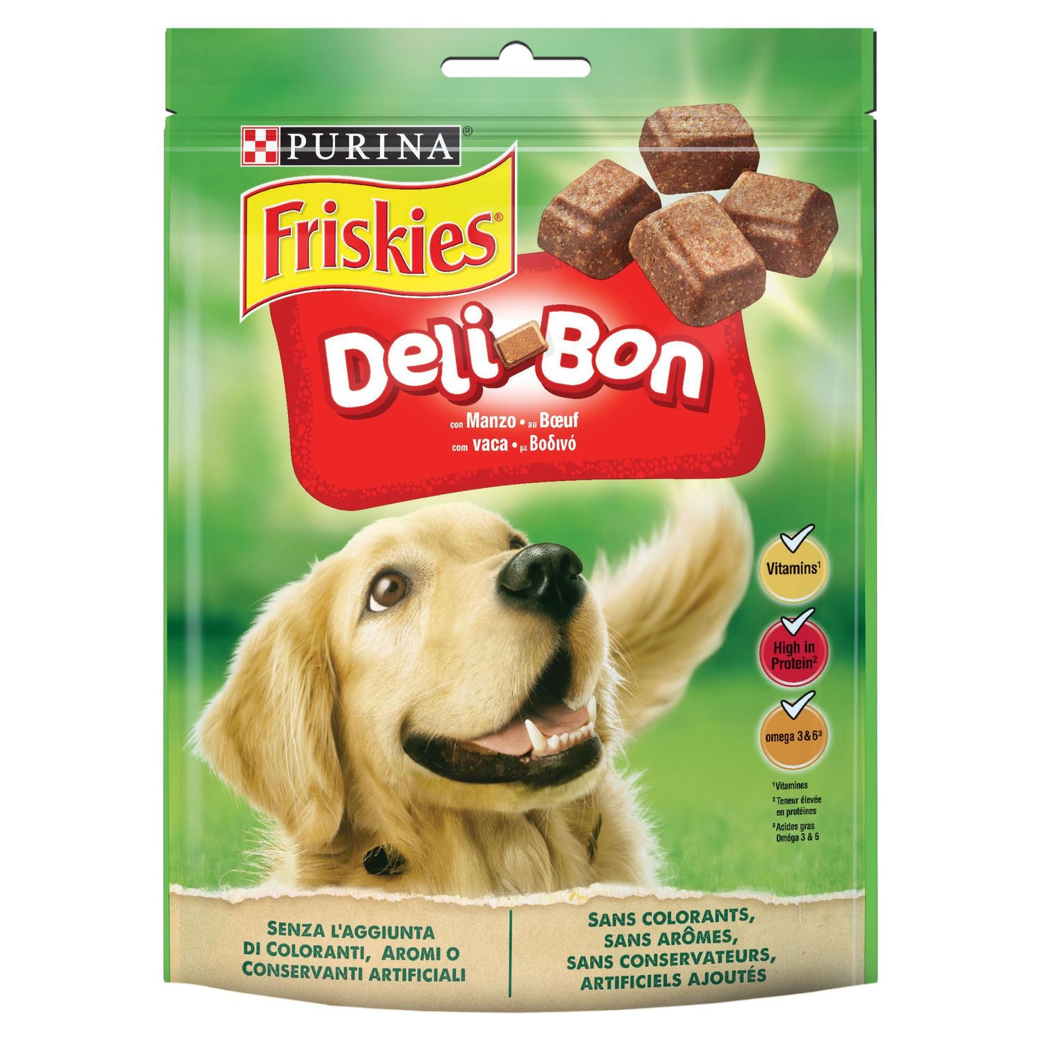 Лакомство для собак Friskies Delibon говядина 130г - фото 1