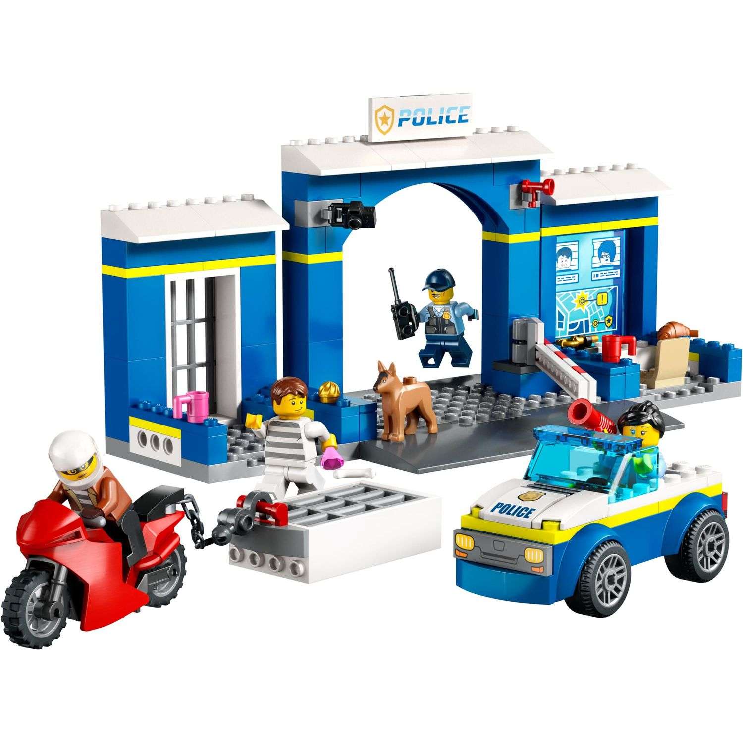 Конструктор LEGO City Побег из полицейского участка 60370 - фото 1