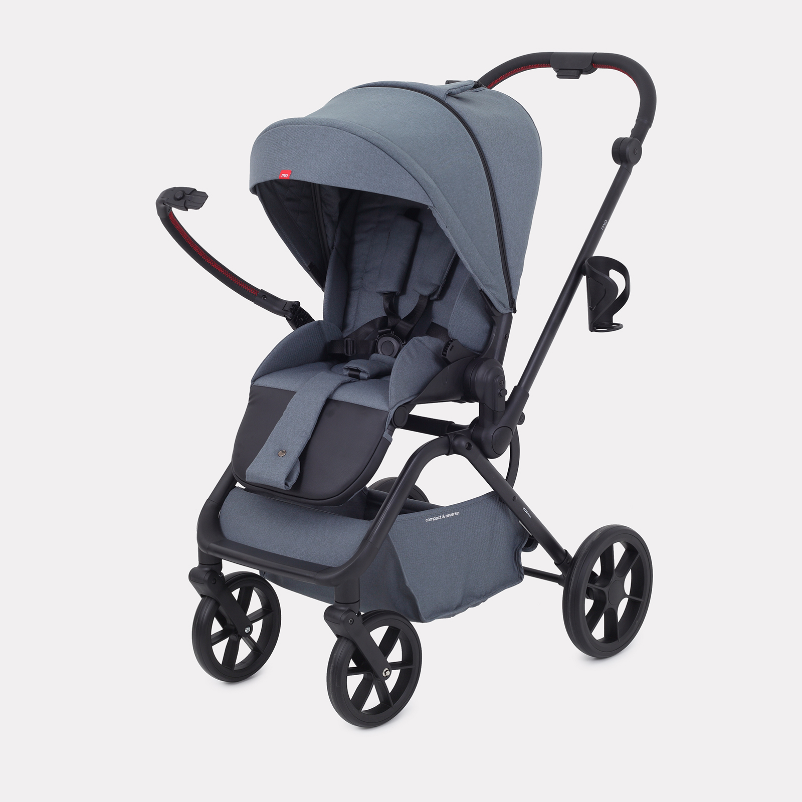 Коляска детская MOWbaby Mio MB102 Grey - фото 4