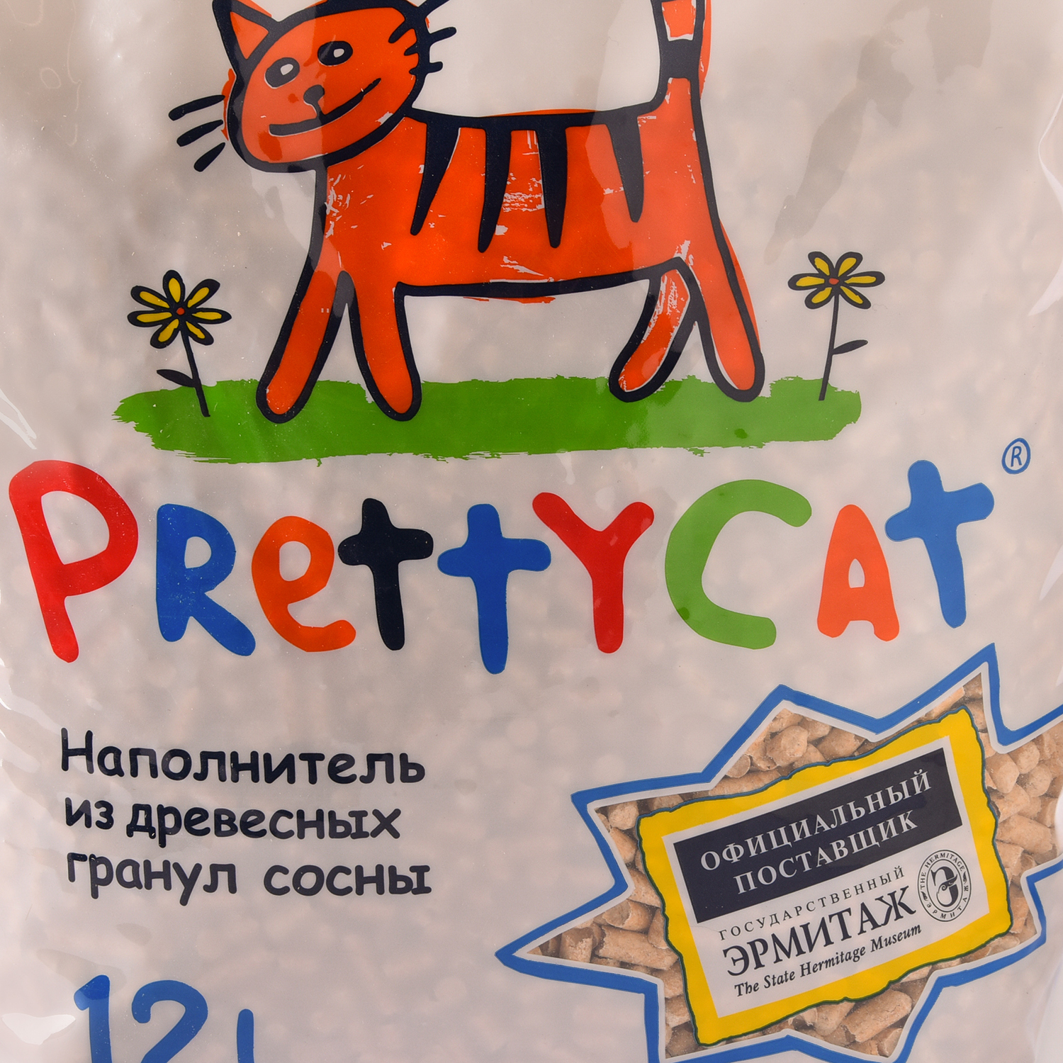 Наполнитель для кошек PrettyCat Wood Granules древесный 12л - фото 5