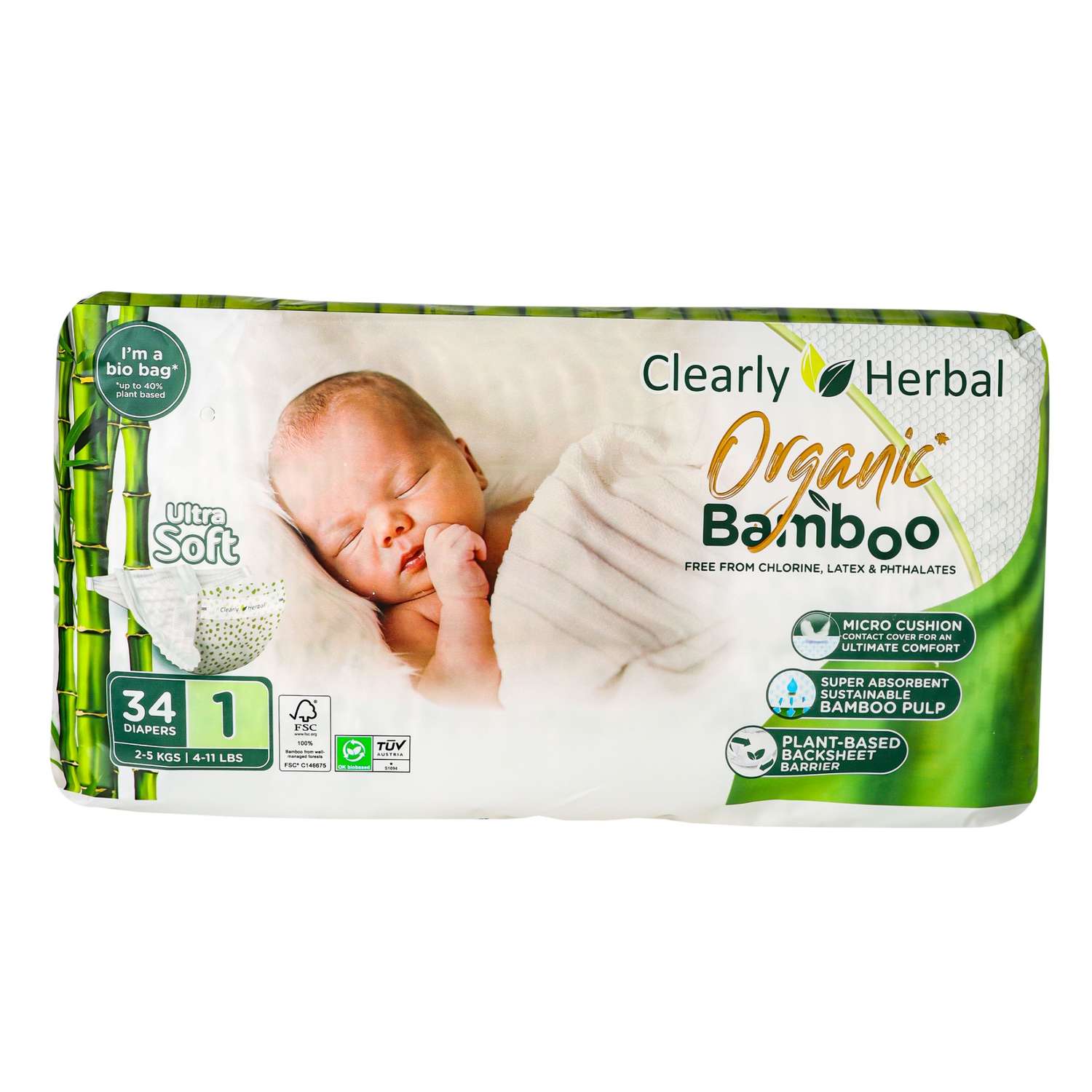 Clearly herbal hot sale baby wipes