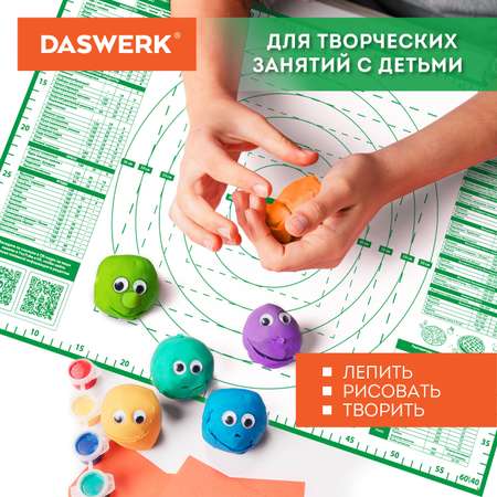 Коврик силиконовый DASWERK антипригарный для выпечки теста и духовки 40х60 см