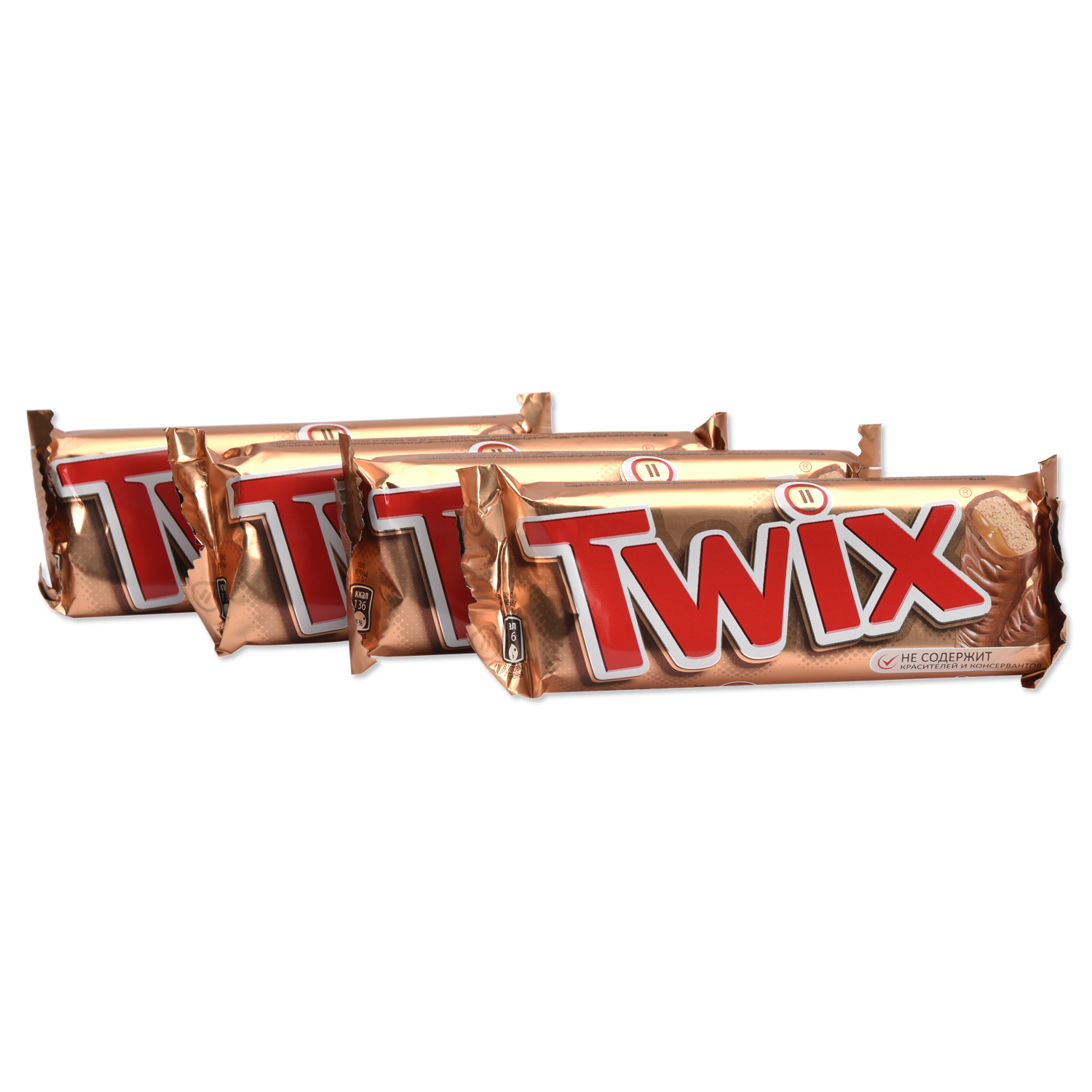 Батончик шоколадный TWIX 4*55г купить по цене 143.5 ₽ в интернет-магазине  Детский мир