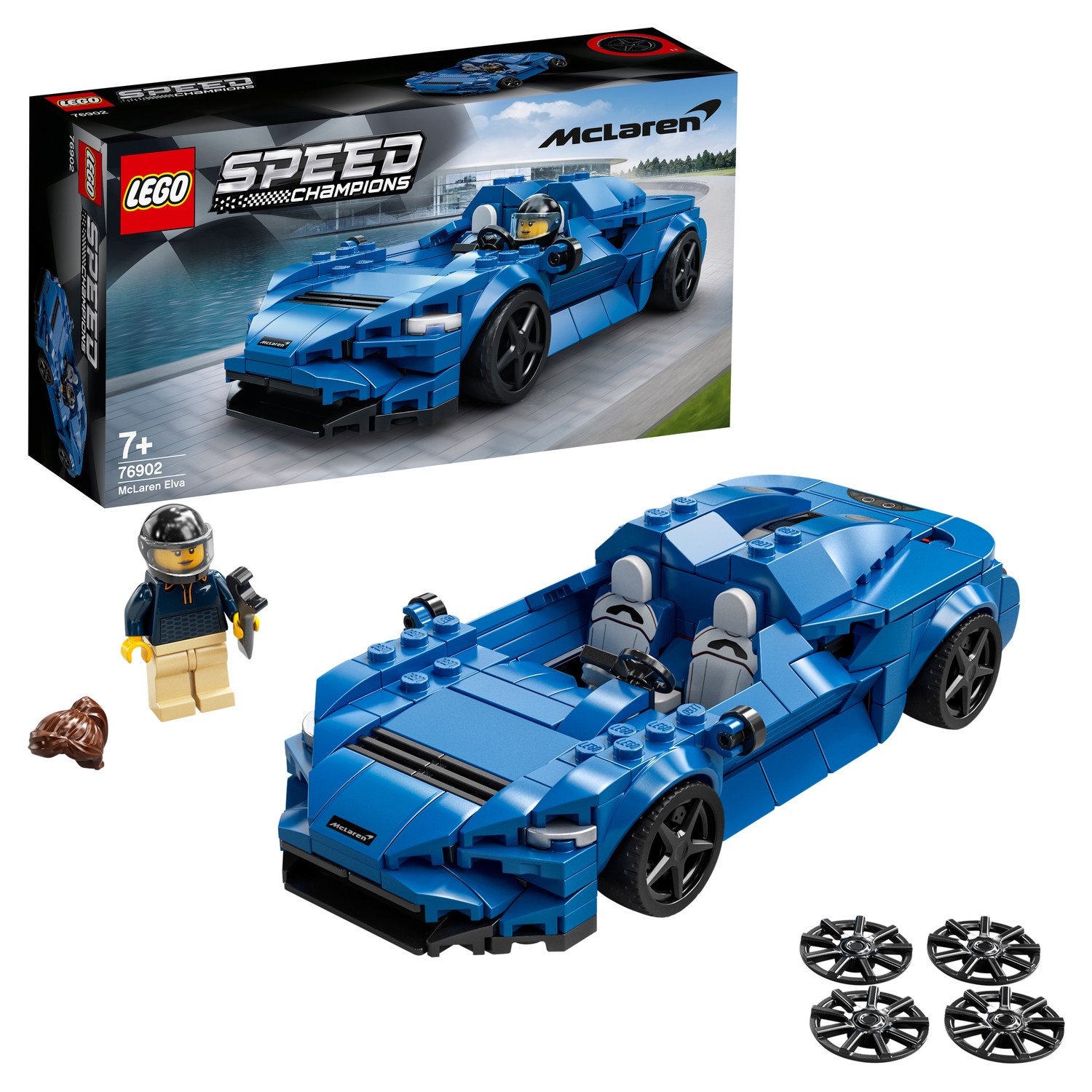 Конструктор LEGO Speed Champions McLaren Elva 76902 - фото 1