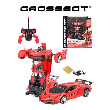 Машина на пульте управления CROSSBOT трансформер Astrobot Осирис. Красный