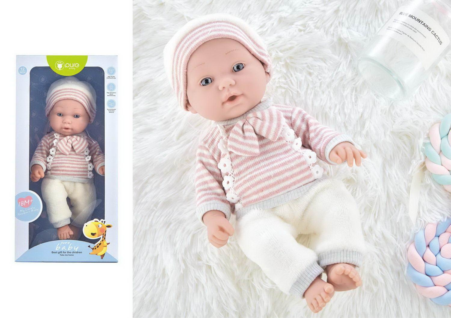 Кукла-пупс Junfa Pure Baby в вязаных вещичках 30 см WJ-22507 - фото 5