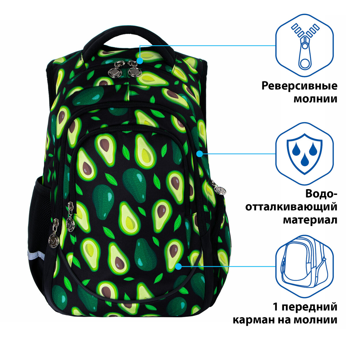 Рюкзак Brauberg Special avocado - фото 4