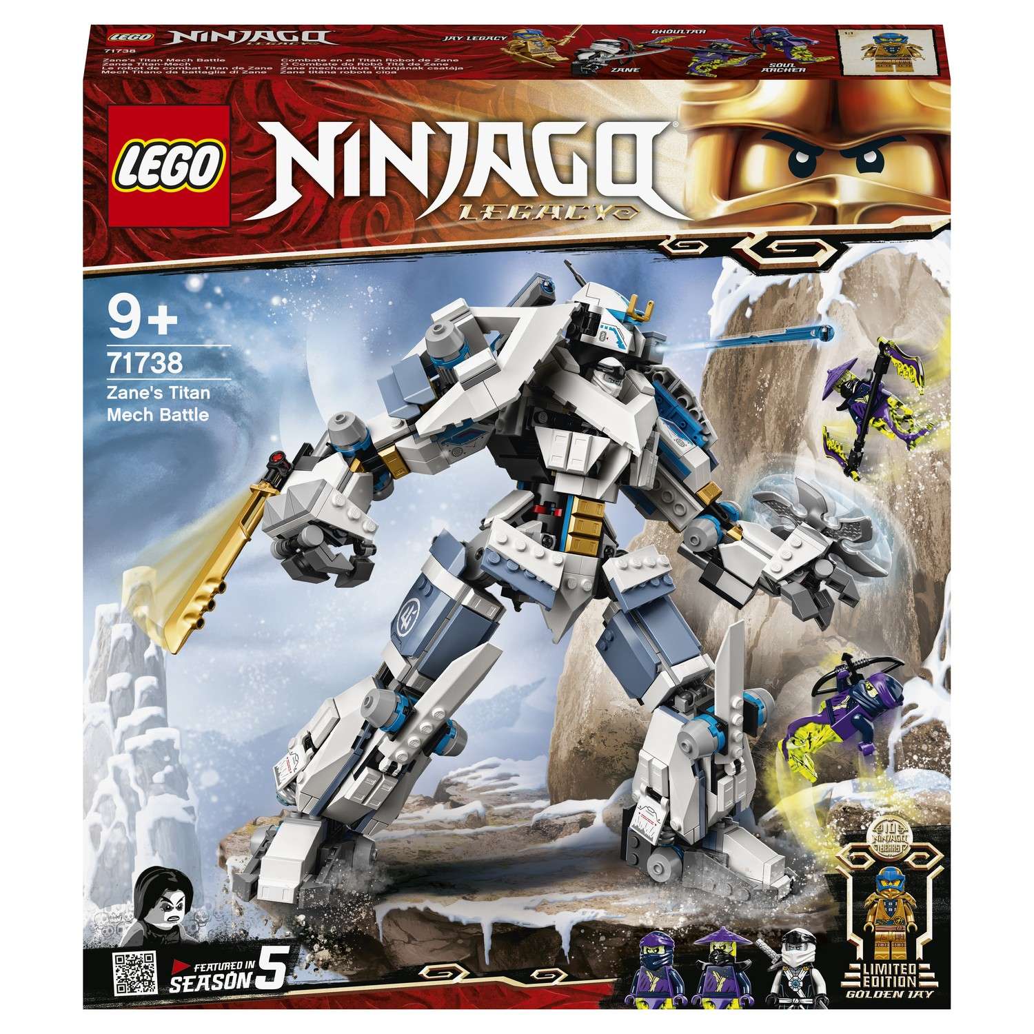 Конструктор LEGO Ninjago Битва с роботом Зейна 71738 - фото 2