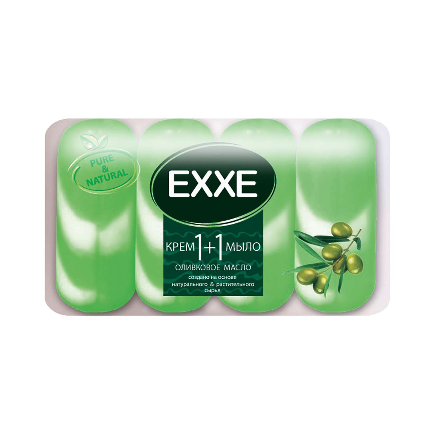 Мыло EXXE оливковое масло 4 шт 90 г - фото 1