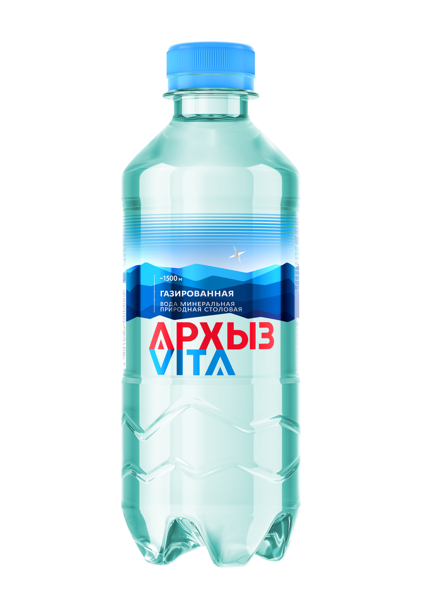 Минеральная вода Архыз 0.33 л газированная пэт - фото 1