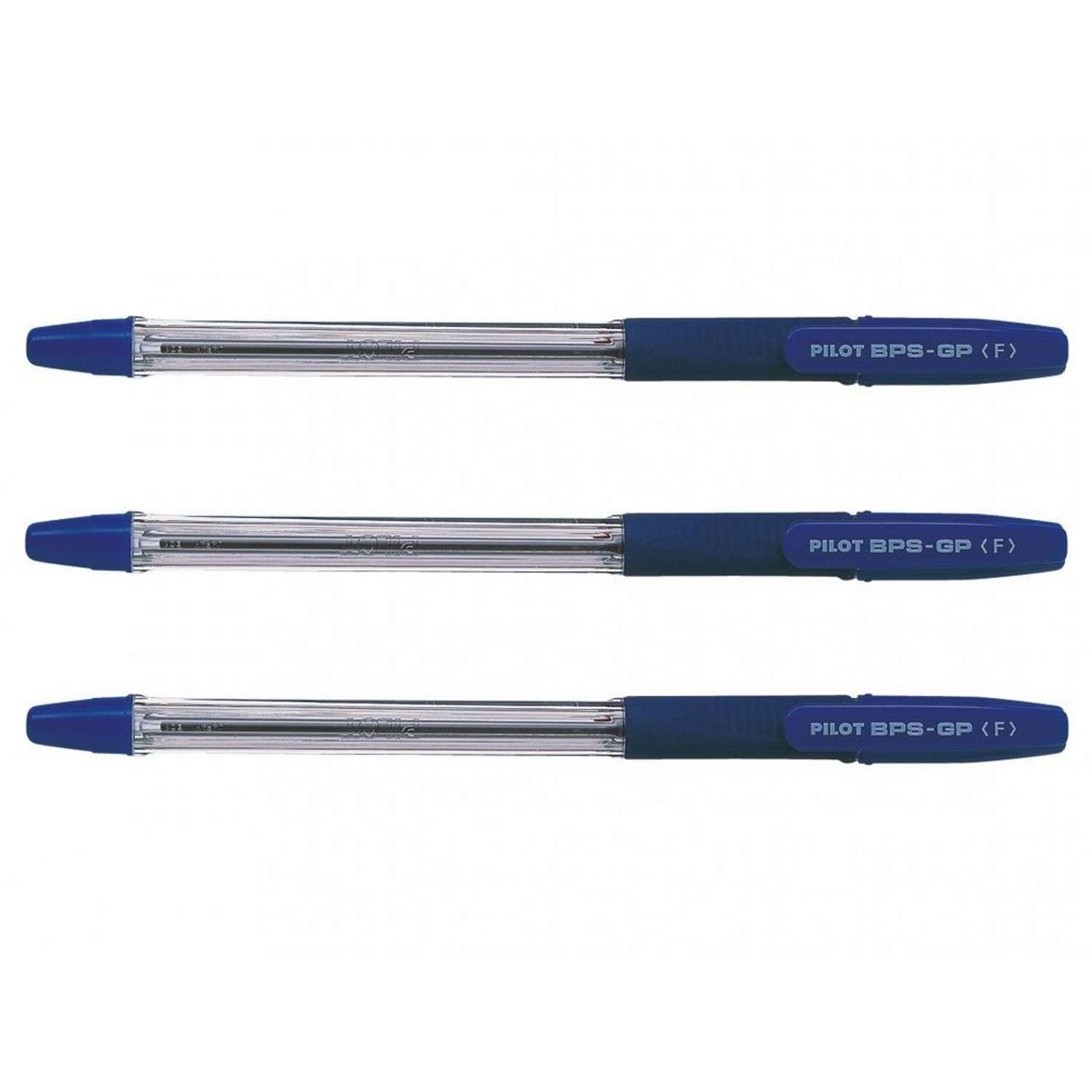 Ручки шариковые PILOT BPS-GP синие 3шт - фото 1