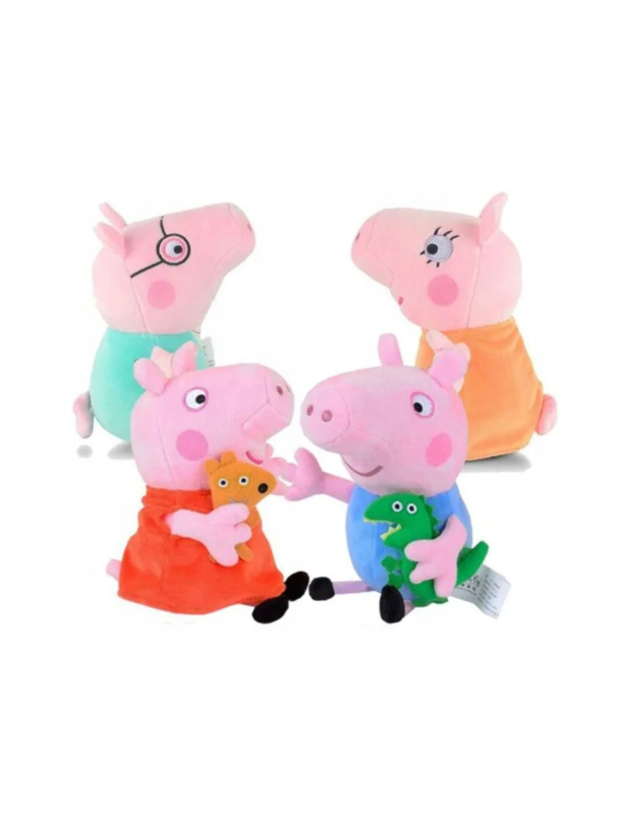 Мягкая игрушка Peppa Pig набор 4 героя - фото 3