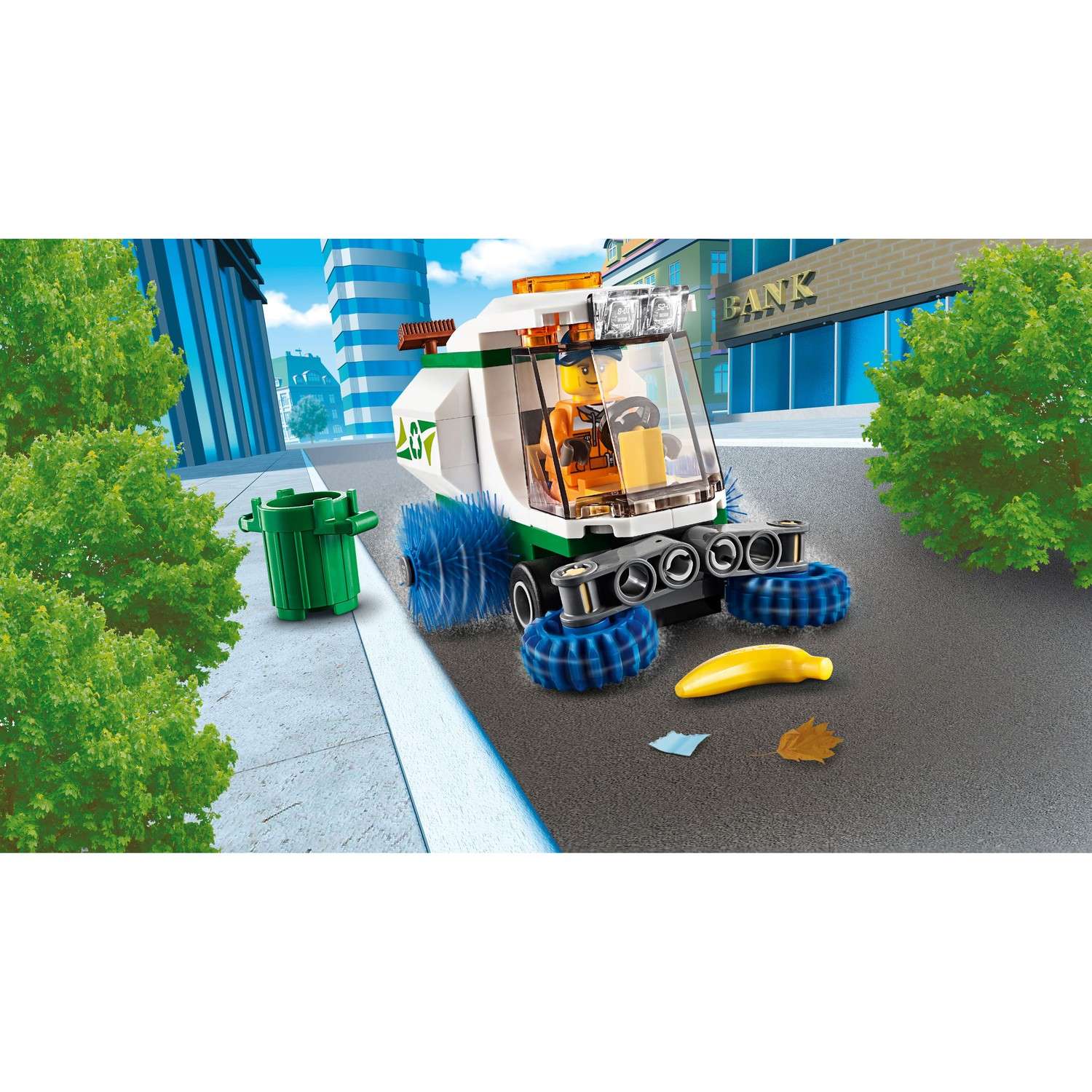 Конструктор LEGO City Great Vehicles Машина для очистки улиц 60249 - фото 6