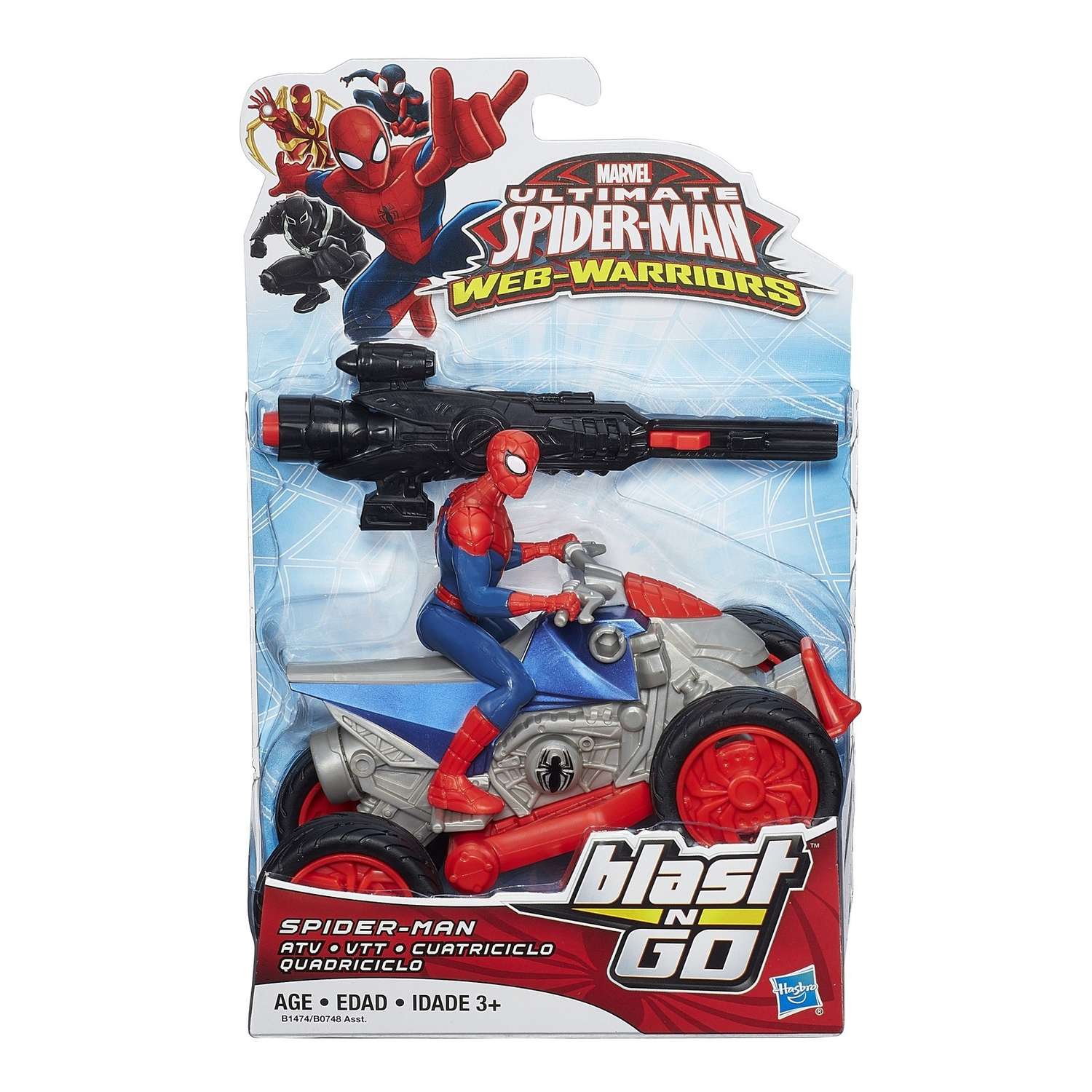 Мотоцикл Человек-Паук (Spider-man) Человека-Паука в ассортименте B0748EU4 - фото 14