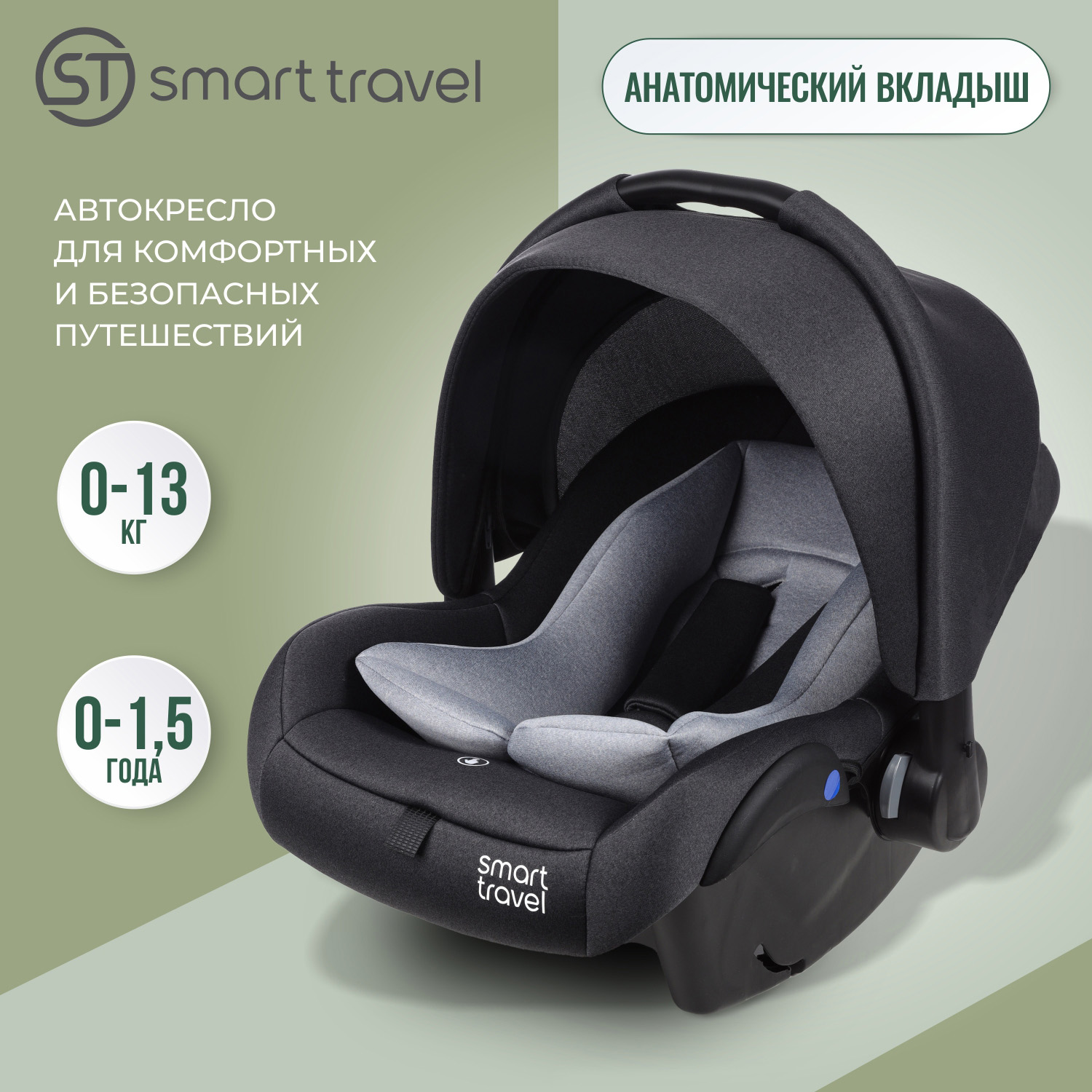 Автокресло SmartTravel First Lux 0 (0 -13 кг) - фото 1