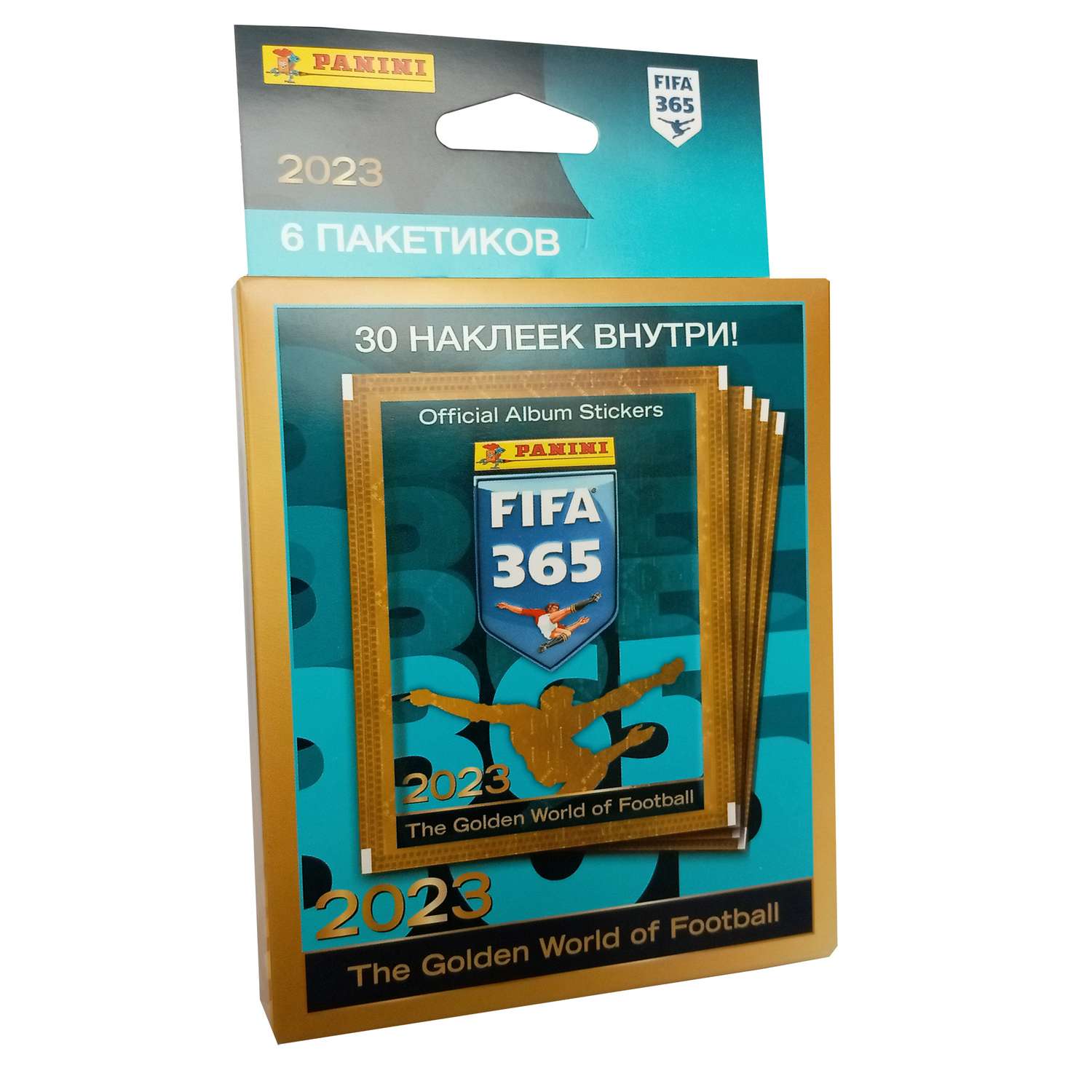Наклейки коллекционные Panini FIFA 365 2023 6 пакетиков в экоблистере - фото 2