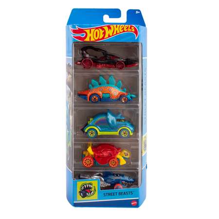 Набор из 5 машинок Mattel Hot Wheels Street Beasts