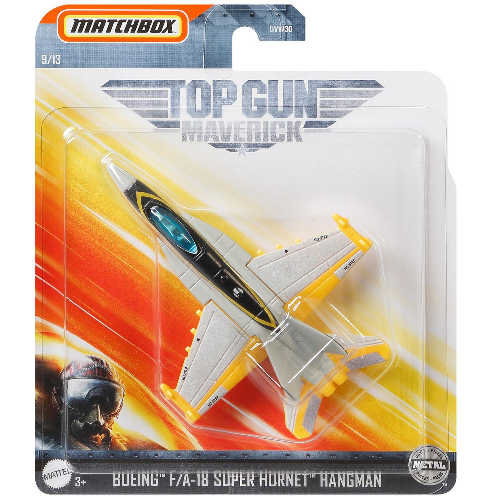 Игрушка Matchbox Top Gun Транспорт воздушный в ассортименте GVW30 GVW30 - фото 3