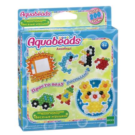 Мини-набор для творчества Aquabeads Веселые игрушки