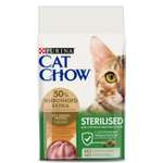 Корм для кошек Cat Chow стерилизованных сухой с домашней птицей и индейкой 1.5кг