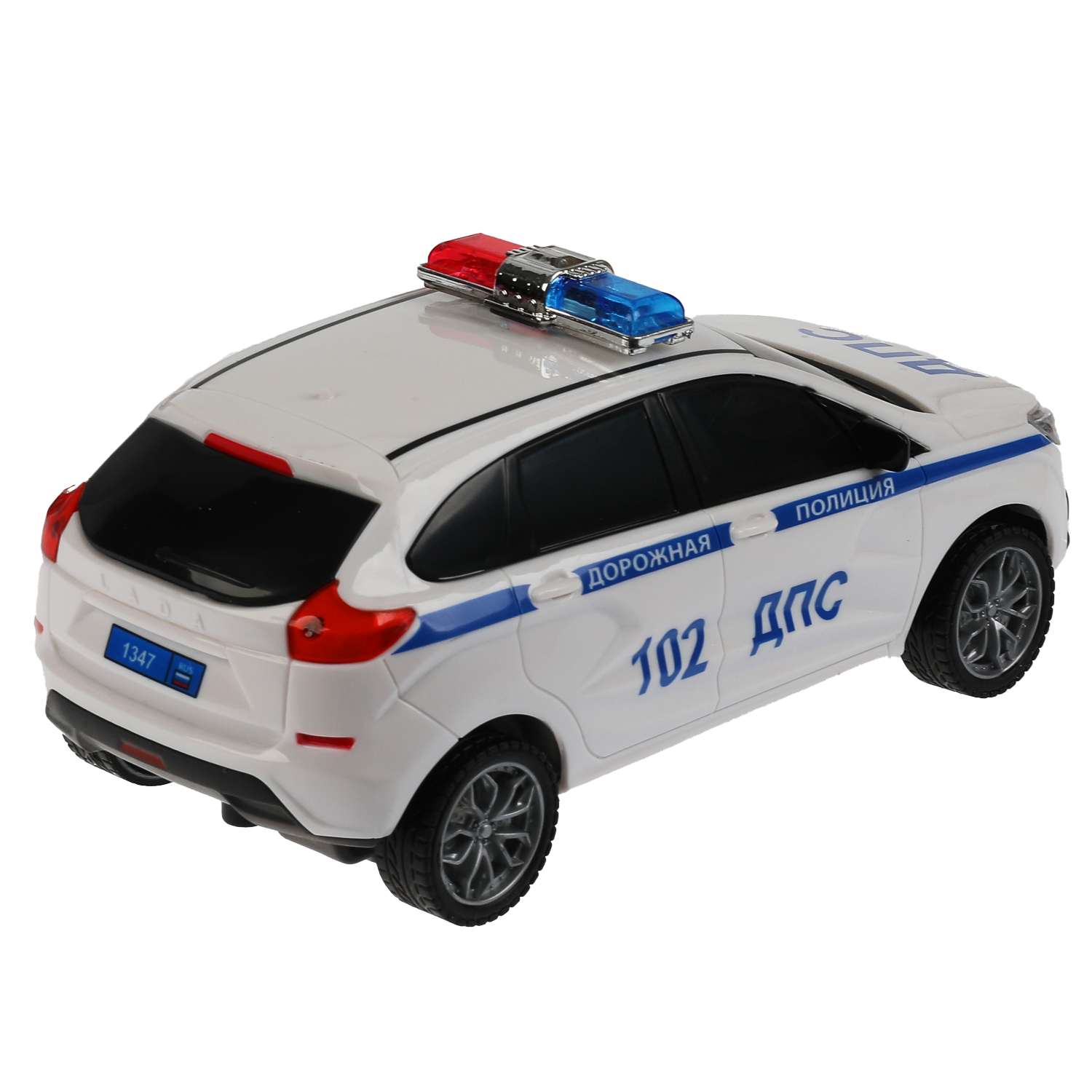 Машина Технопарк РУ Lada Xray Полиция 316344 - фото 5